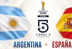 💿 Canal 5 (TUDN) EN VIVO GRATIS — ver partido Argentina vs. España EN DIRECTO por TV abierta
