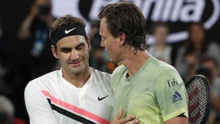 Federer en semifinales: derrotó a Berdych en el Australian Open 2018