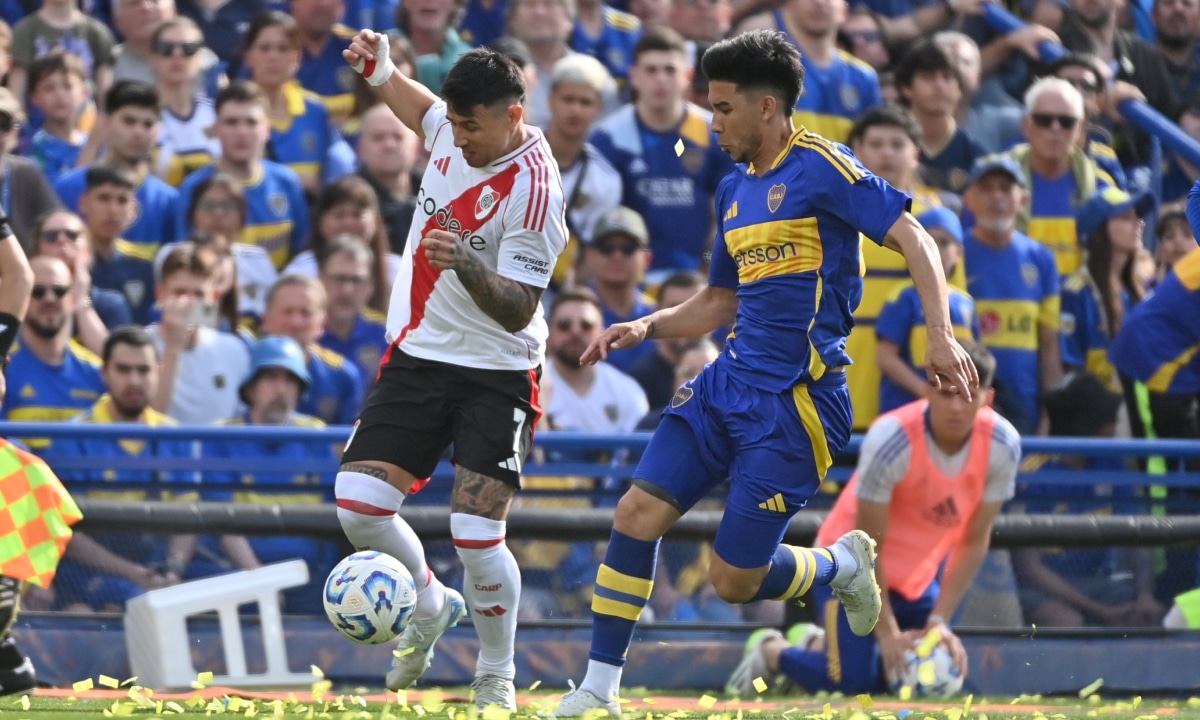 El Superclásico se disputó en La Bombonera entre Boca Juniors y River Plate por la Superliga Argentina. (Foto: @RiverPlate)
