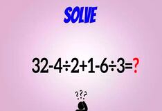 Desafía tu inteligencia en este reto matemático: resuelve la ecuación en 8 segundos
