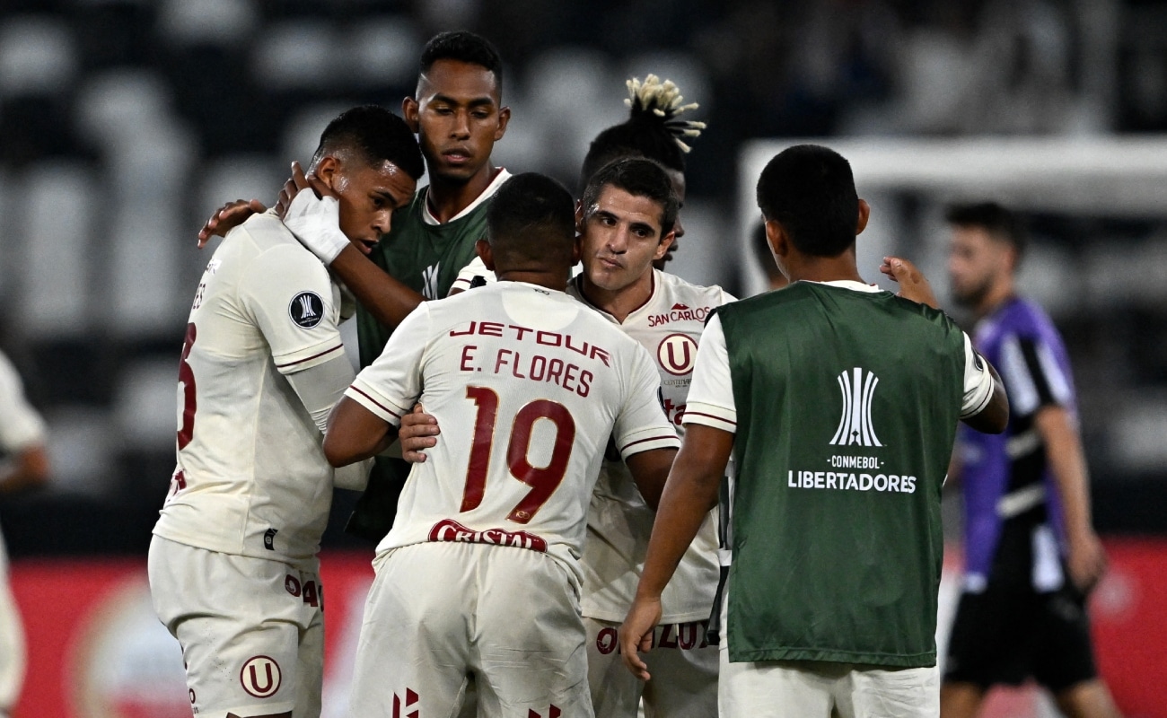 Universitario quedó fuera de la Copa Libertadores tras perder con Botafogo. (Foto: AFP)