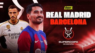 Alineaciones de Real Madrid vs. Barcelona para la final de Supercopa de España