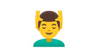 No está lavándose el cabello: qué es el emoji de WhatsApp de la persona con unas manos en la cabeza
