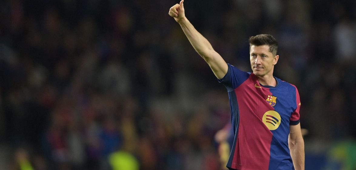Robert Lewandowski tiene contrato hasta junio del 2026. (AFP)