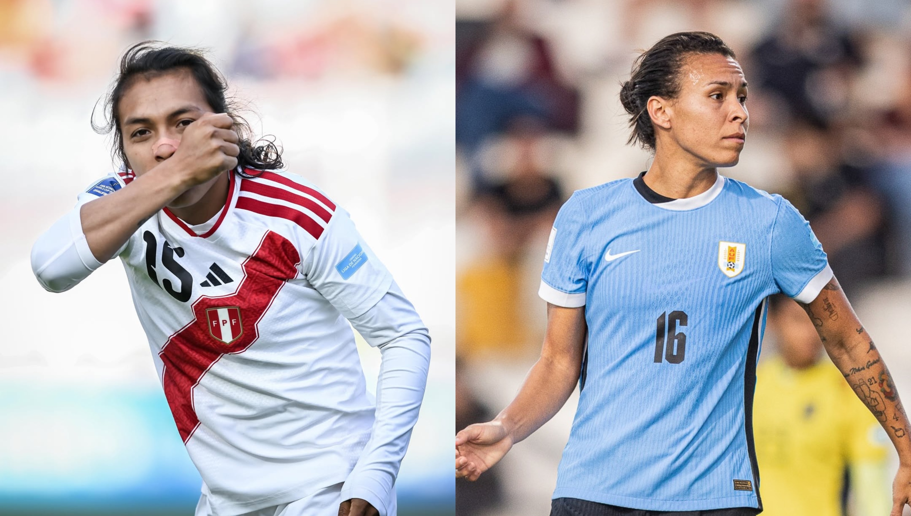 Perú vs. Uruguay por la Liga Femenina de Naciones. (Foto: FPF / AUF)