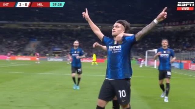Tras un contraataque: Lautaro Martínez se lució con doblete para el 2-0 del Inter vs. Milan [VIDEO]