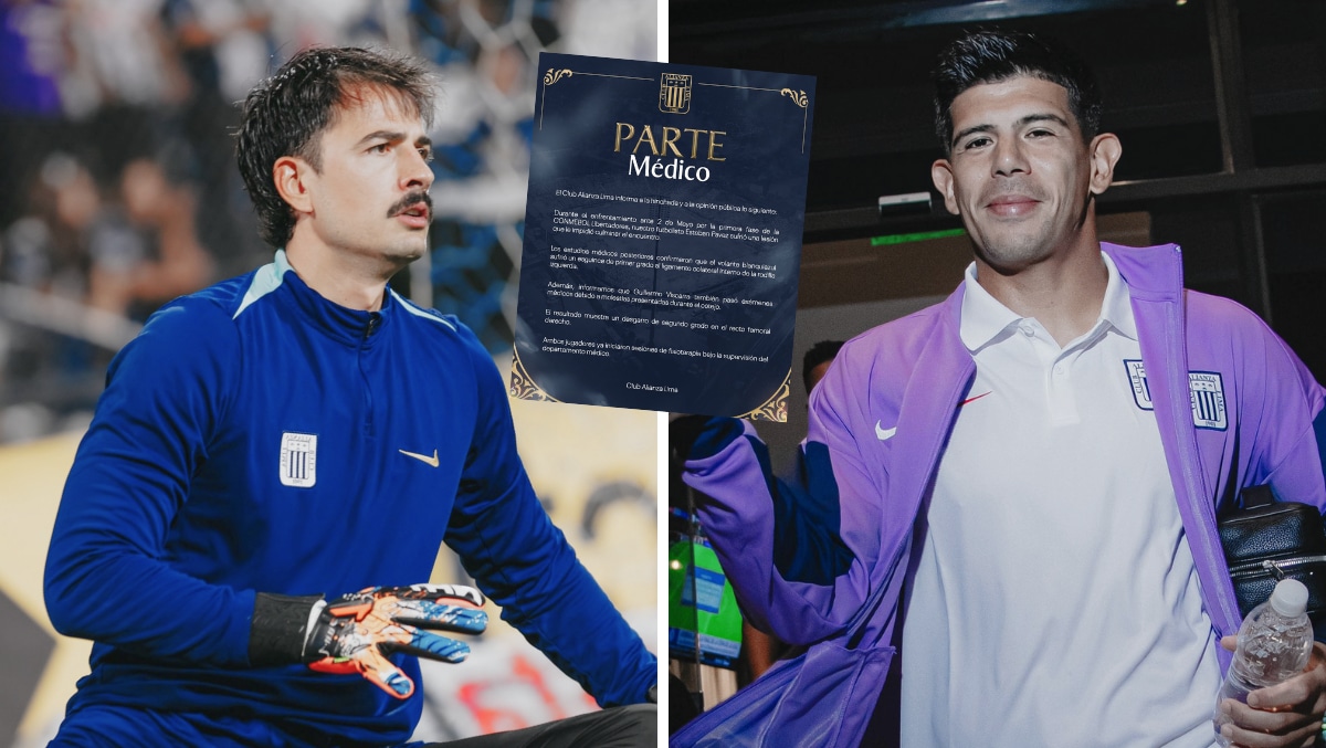 Pavez y Viscarra lesionados en Alianza Lima | Fotos: AL