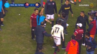 No todo fue alegría: Diego Manicero y Jorge Bazán fueron expulsados al final del partido [VIDEO]