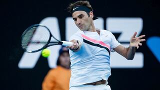 Roger Federer en tercera ronda: venció a Jan-Lennard Struff en el Australian Open 2018