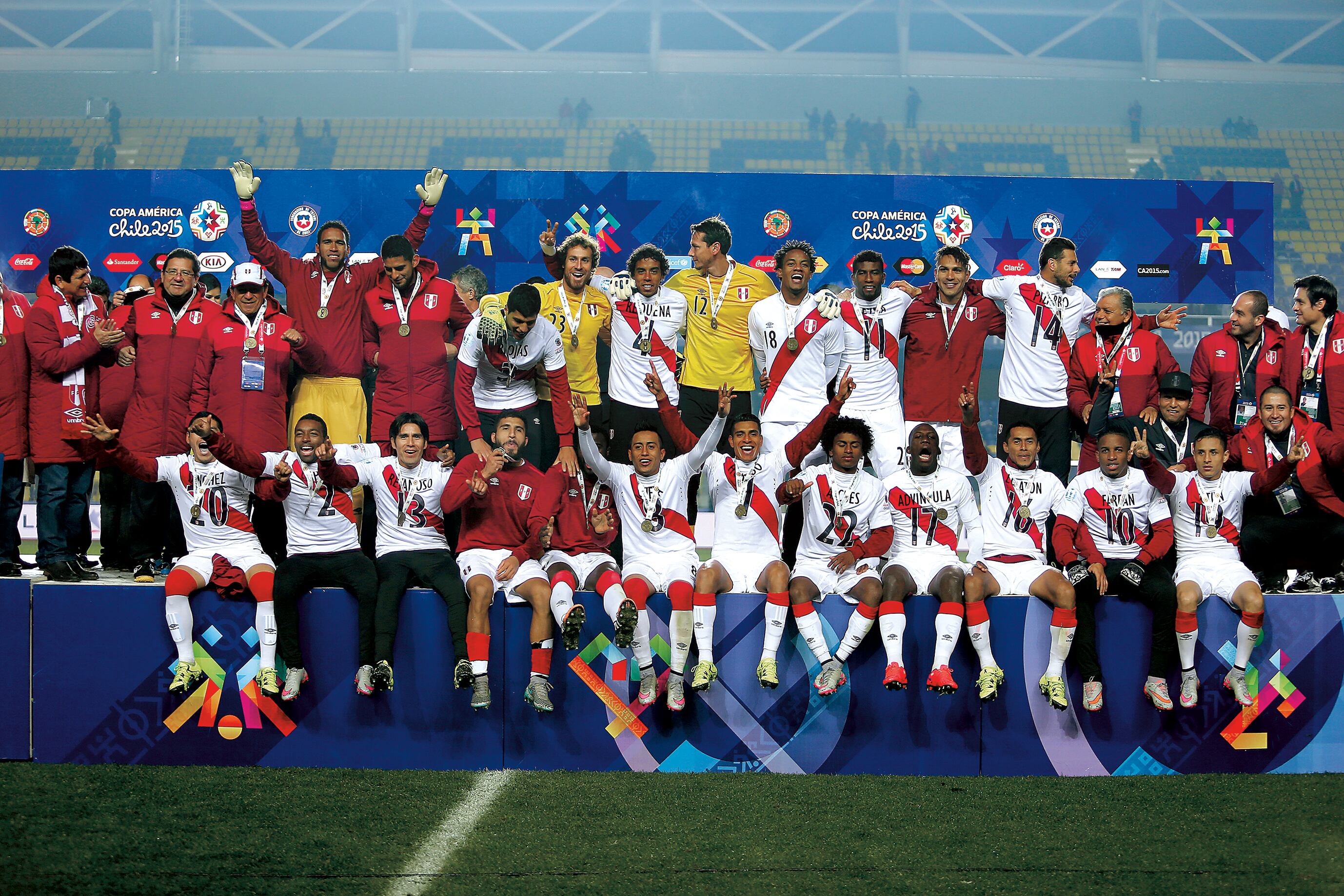 La blanquirroja alcanzó el tercer puesto en la Copa América Chile 2015. (Foto: Agencias)