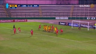 ¡MAGISTRAL! Carlos Neumann anotó un golazo de tiro libre para Sport Huancayo [VIDEO]