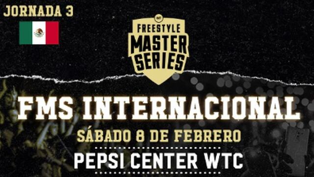 ¡Desde Ciudad de México! FMS Internacional EN VIVO vía YouTube por la jornada 3 en el Pepsi Center con Teorema y Potencia