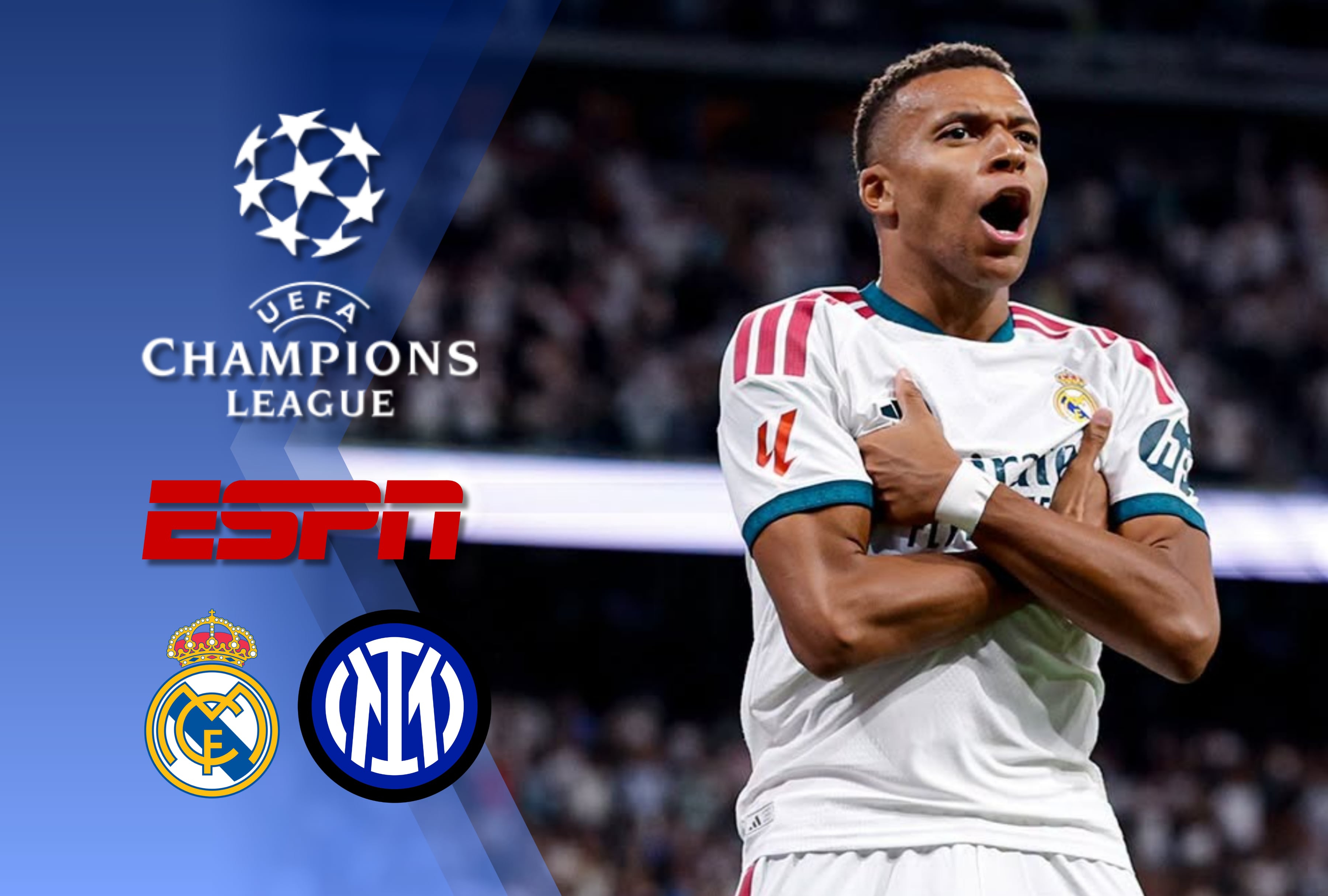 Real Madrid e Inter de Milán medirán fuerzas en el estadio Santiago Bernabéu por la UEFA Champions League 2026-27. | Crédito: Real Madrid C.F. / Facebook / Composición Mag