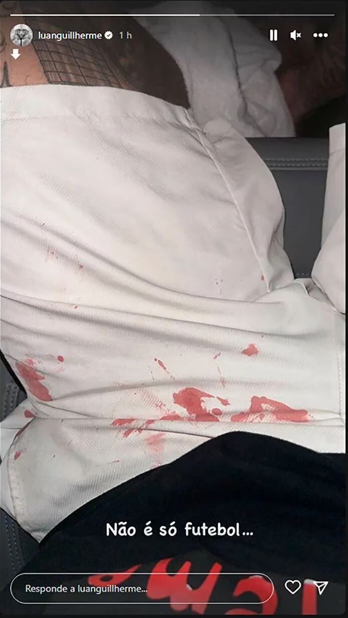 La publicación de Luan en sus redes sociales. (Captura: Instagram)