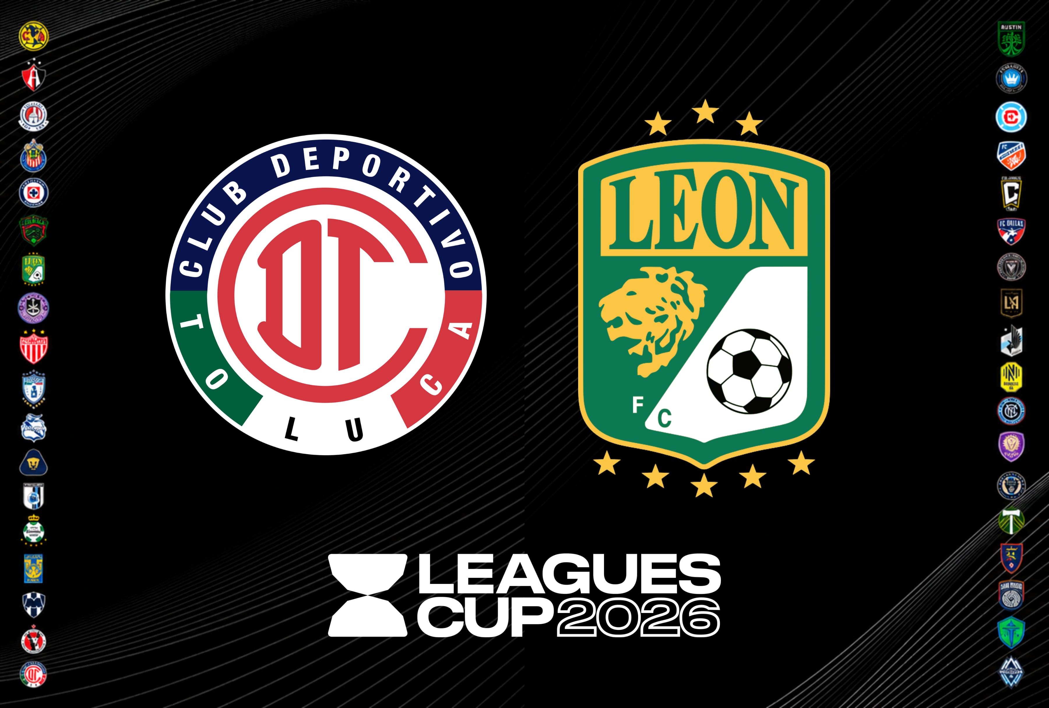 📺 Canales TV que transmiten Toluca vs. León EN VIVO GRATIS por semifinal de Leagues Cup 2026