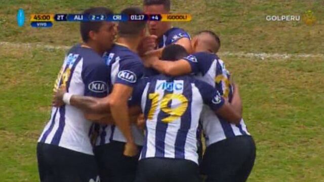 Alianza Lima vs. Sporting Cristal: Maximiliano Lemos anotó de tiro libre el empate final [VIDEO]