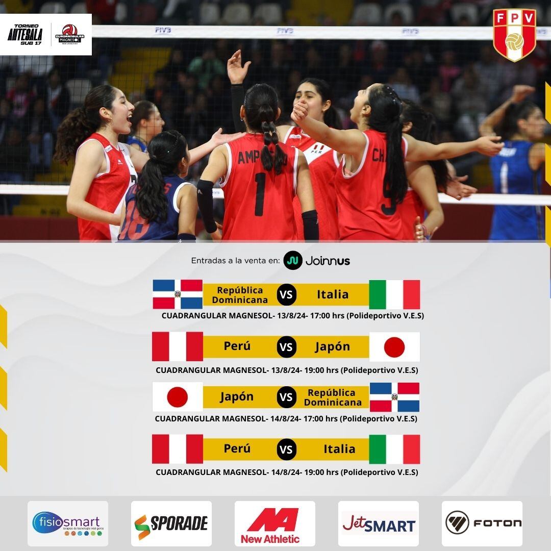 Fixture de los amistosos de Perú Sub 17 previo al Mundial de la categoría. (FPV)