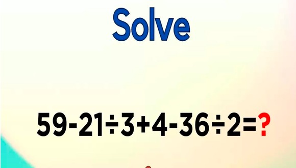 Tendrás 8 segundos para intentar obtener la solución de este complejo reto matemático. | Foto: fresherslive