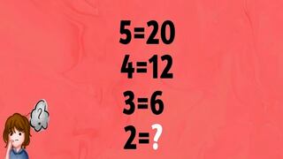 Utiliza tu inteligencia y determina la lógica que se aplicó en este complicado reto matemático
