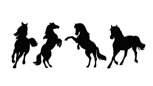 Escoge uno de los cuatro caballos en esta imagen para conocer cuál es tu mayor don