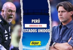 Perú vs. Estados Unidos EN VIVO: minuto a minuto gratis por internet vía América TV (Canal 4) y Bicolor+