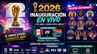 ¿En qué canal transmiten la inauguración del Mundial de Fútbol 2026 este 11 de junio en México?