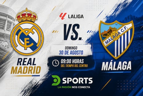 DIRECTV y DGo transmitieron Real Madrid 4-0 Málaga por la Jornada 3 de LaLiga 2026