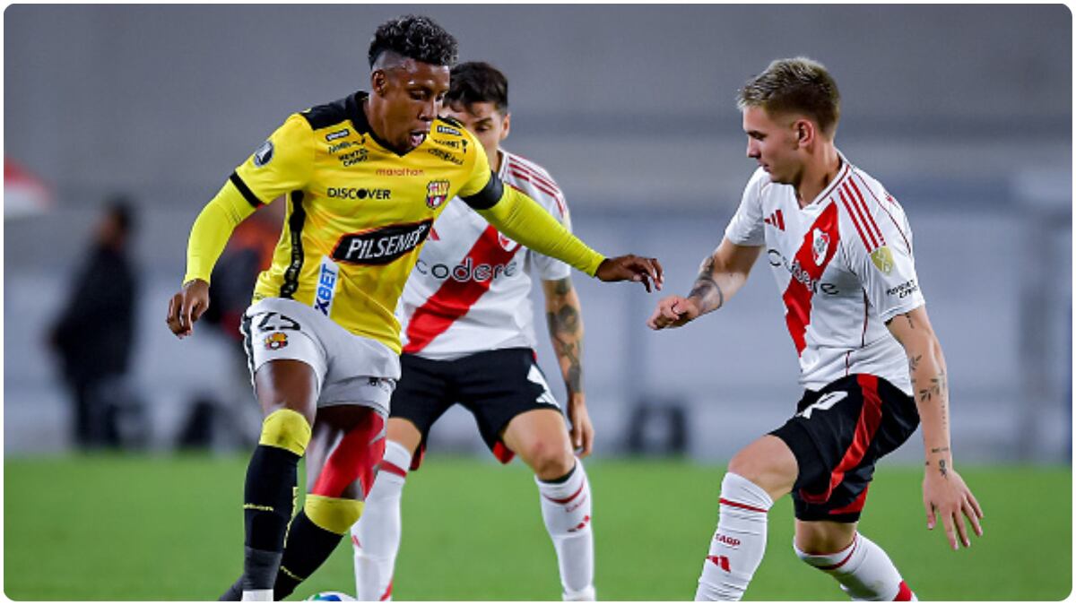 River y Barcelona SC igualaron sin goles por la fecha 2 del Grupo B de la Copa Libertadores 2025 (Foto: Getty Images).