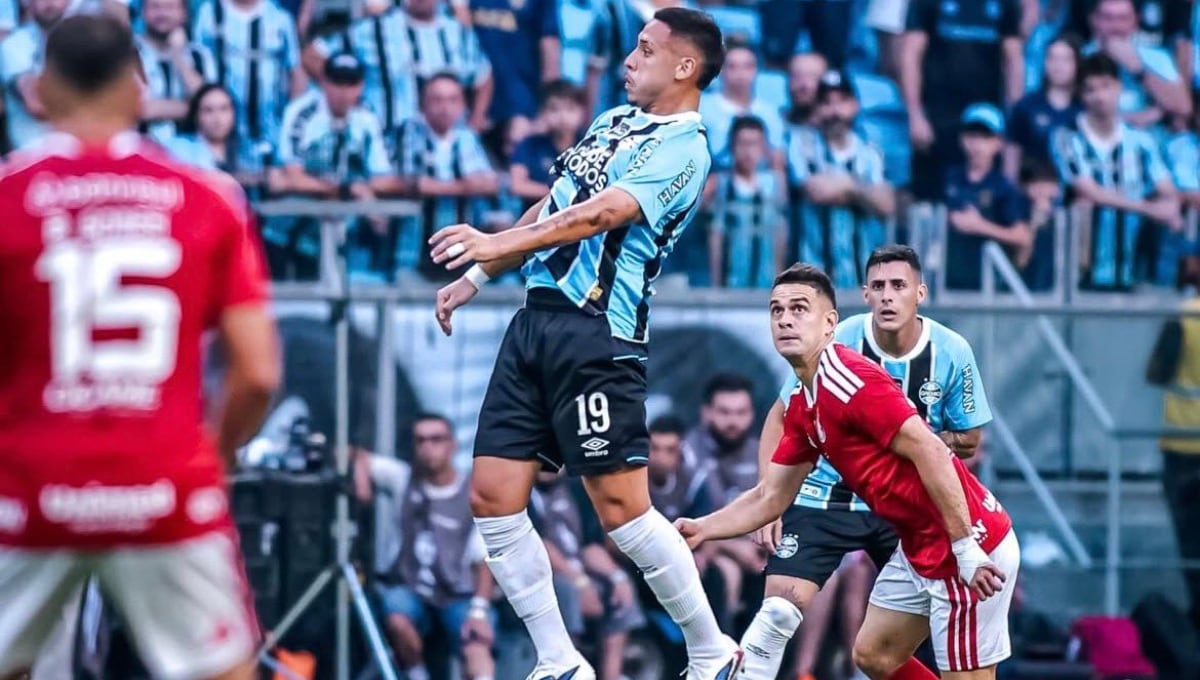 Erick Noriega registra un gol con Gremio en la temporada 2026. (Foto: Gremio)