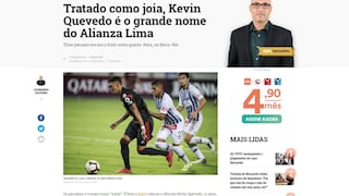 Alianza Lima vs. Internacional: prensa de Brasil habla de Kevin Quevedo y Mauricio Affonso en la previa [FOTOS]