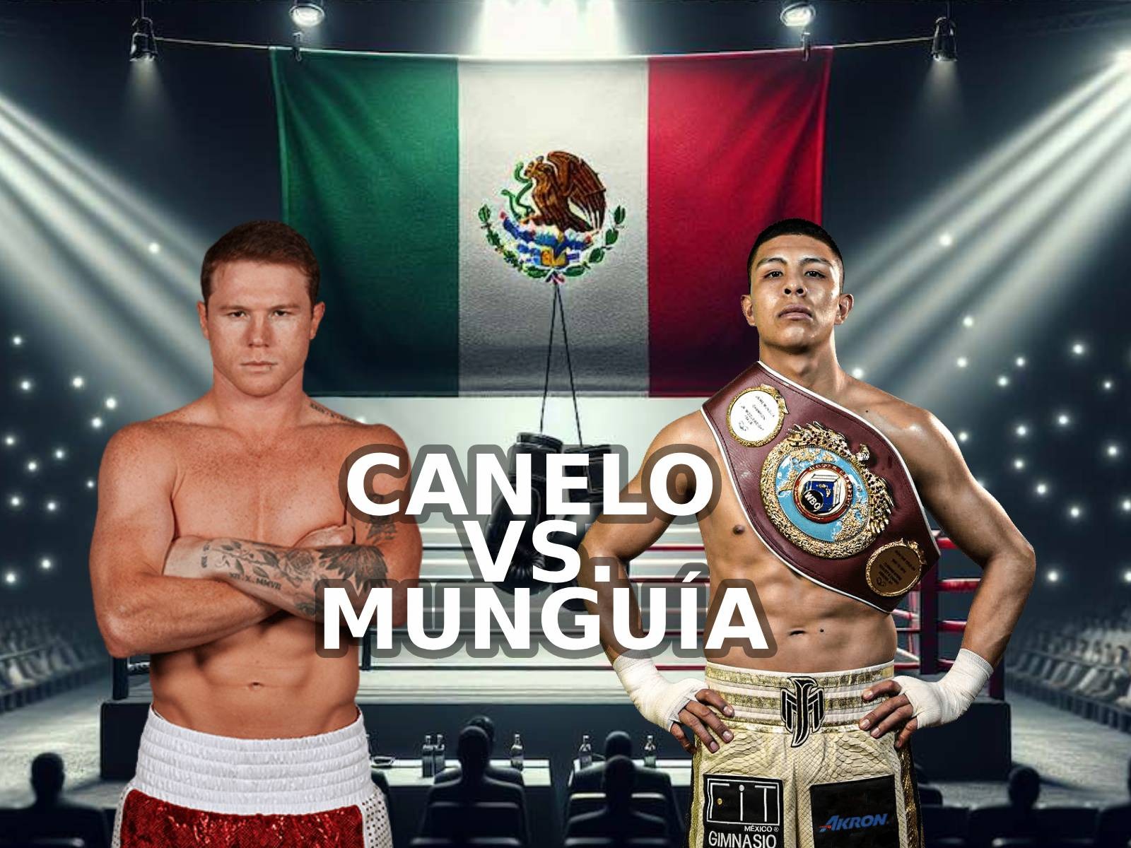 Final result of the Canelo vs Munguia fight live via Amazon Prime Video and DAZN this Saturday, May 4 from the T-Mobile Arena in Las Vegas, Nevada. (Photo: Canelo)
