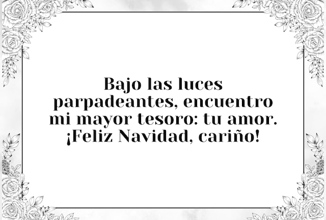 Bajo las luces parpadeantes, encuentor mi mayor tesoro: tu amor. ¡Feliz Navidad, cariño! | Crédito: Canva / Composición Depor