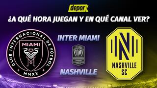 En qué canales hoy ver Inter Miami-Nashville y a qué hora es el partido de Messi