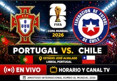 ¿A qué hora juega y en qué canal transmiten Portugal vs. Chile EN VIVO hoy por amistoso al Mundial 2026?