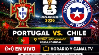 ¿A qué hora y qué canal transmite Portugal vs. Chile por amistoso al Mundial 2026?