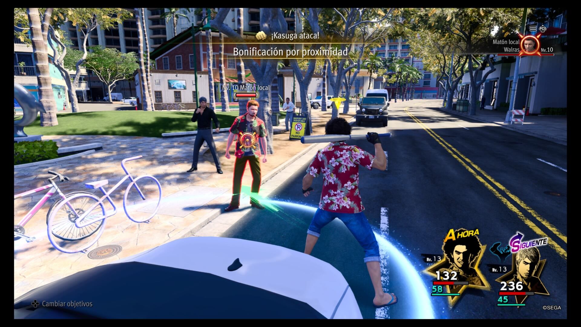 Pocas veces pude hacer combo en las batallas (Captura de pantalla)