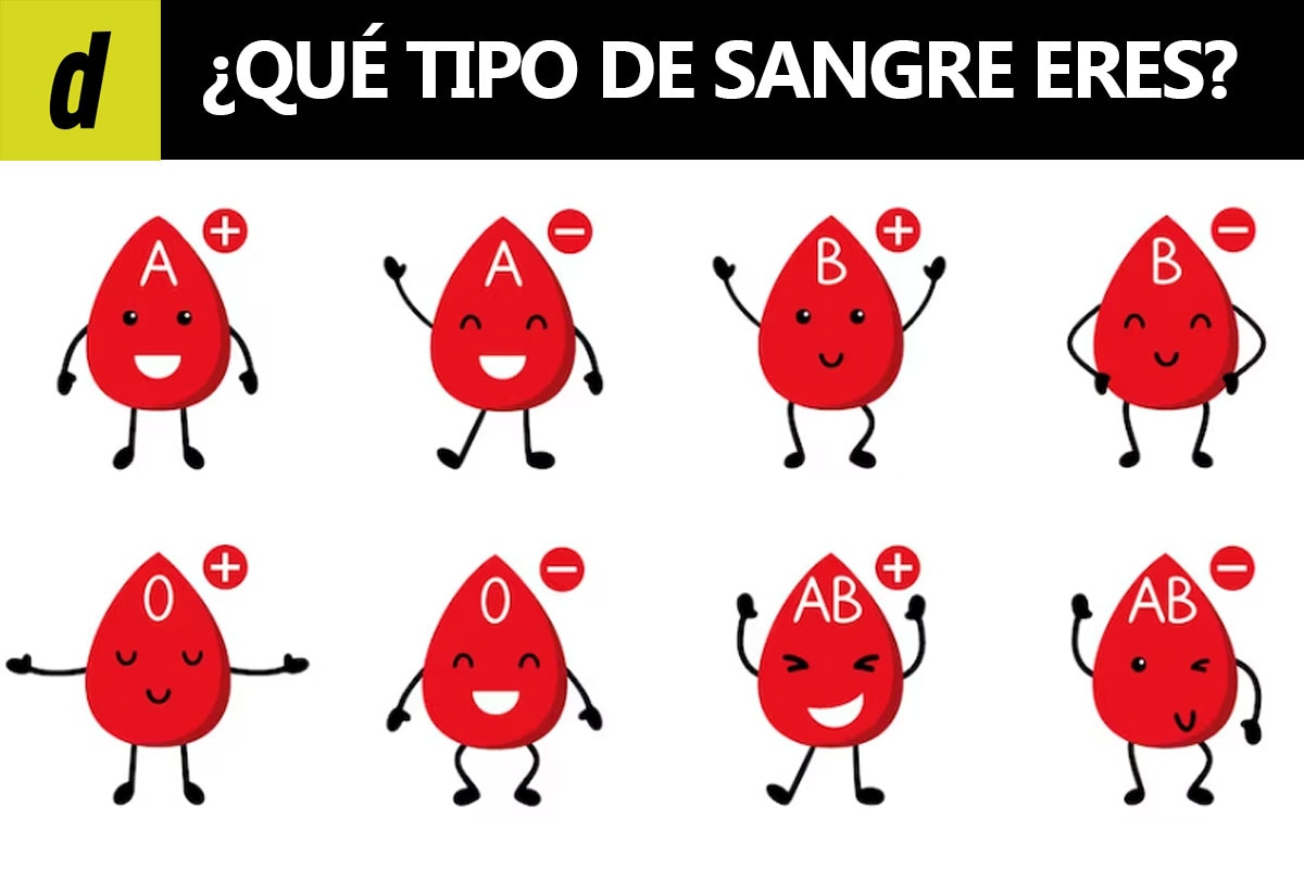 Existe varios tipos de grupos sanguíneos. Elige el que te corresponda y conoce la respuesta del test. (Foto: Composición)