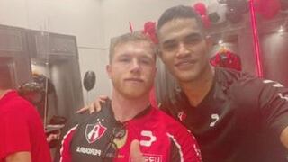 El encuentro de campeones: Santamaría y ‘Canelo’ Álvarez en celebración de Atlas 