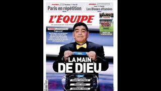 La ‘Mano’ de Dios eligió a la Selección Peruana: Maradona y Perú en la portada de L’Equipe