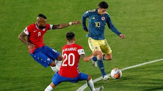 Chile (0-0) Colombia empatan en Santiago por fecha 2 de las Eliminatorias 2026