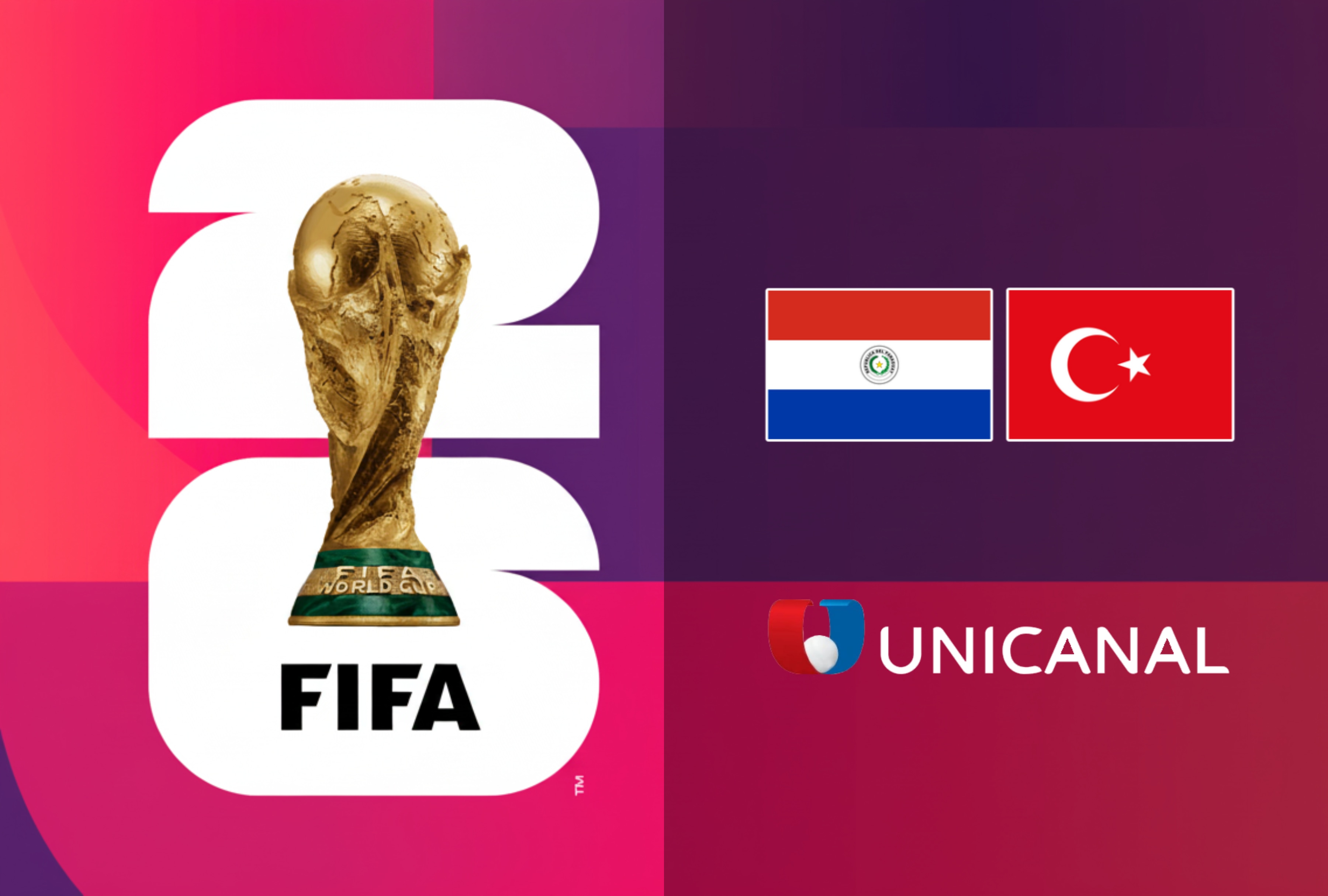 Sintonice Unicanal en vivo por internet para seguir el partido de Paraguay vs. Turquía. Opciones de transmisión digital oficial mediante plataformas de fútbol TV y la señal abierta del Canal 3.2 online. | Crédito: fifa.com / Composición Depor