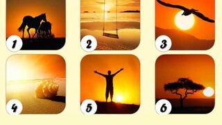 Descubre aspectos ocultos de tu personalidad al elegir un atardecer