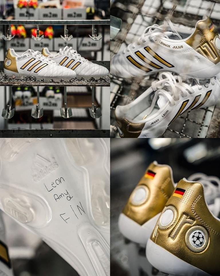 Kroos cambia de botines para la final de la Champions League.