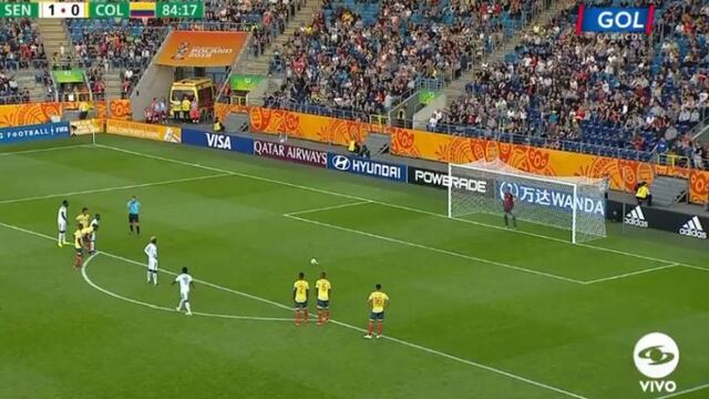 Dos desde los doce pasos: Lopy anotó de penal el 2-0 de Senegal sobre Colombia en el Mundial Sub 20 [VIDEO]