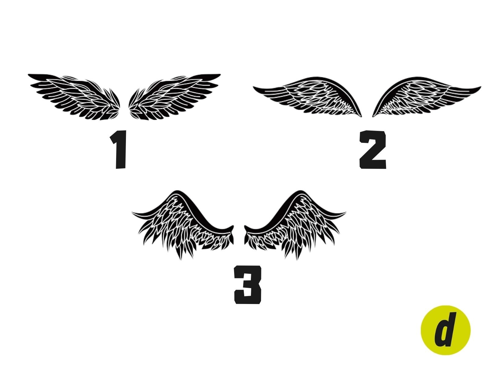 TEST VISUAL | Elige un par de alas y conocerás una importante información. (Foto: Composición Freepik / Depor)