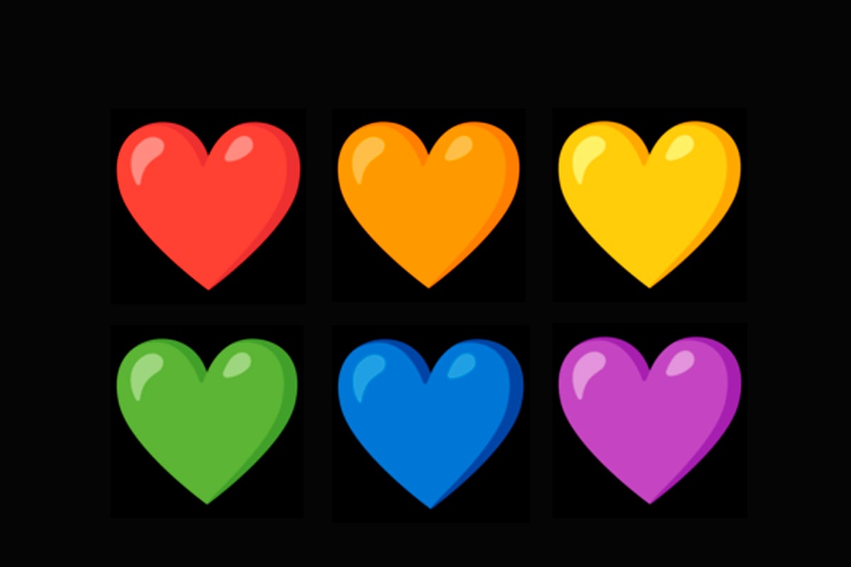 Si no sabes qué significa el corazón rojo, amarillo, azul, violeta, verde, entre otros en WhatsApp, aquí te lo explicamos. (Foto: Emojipedia)