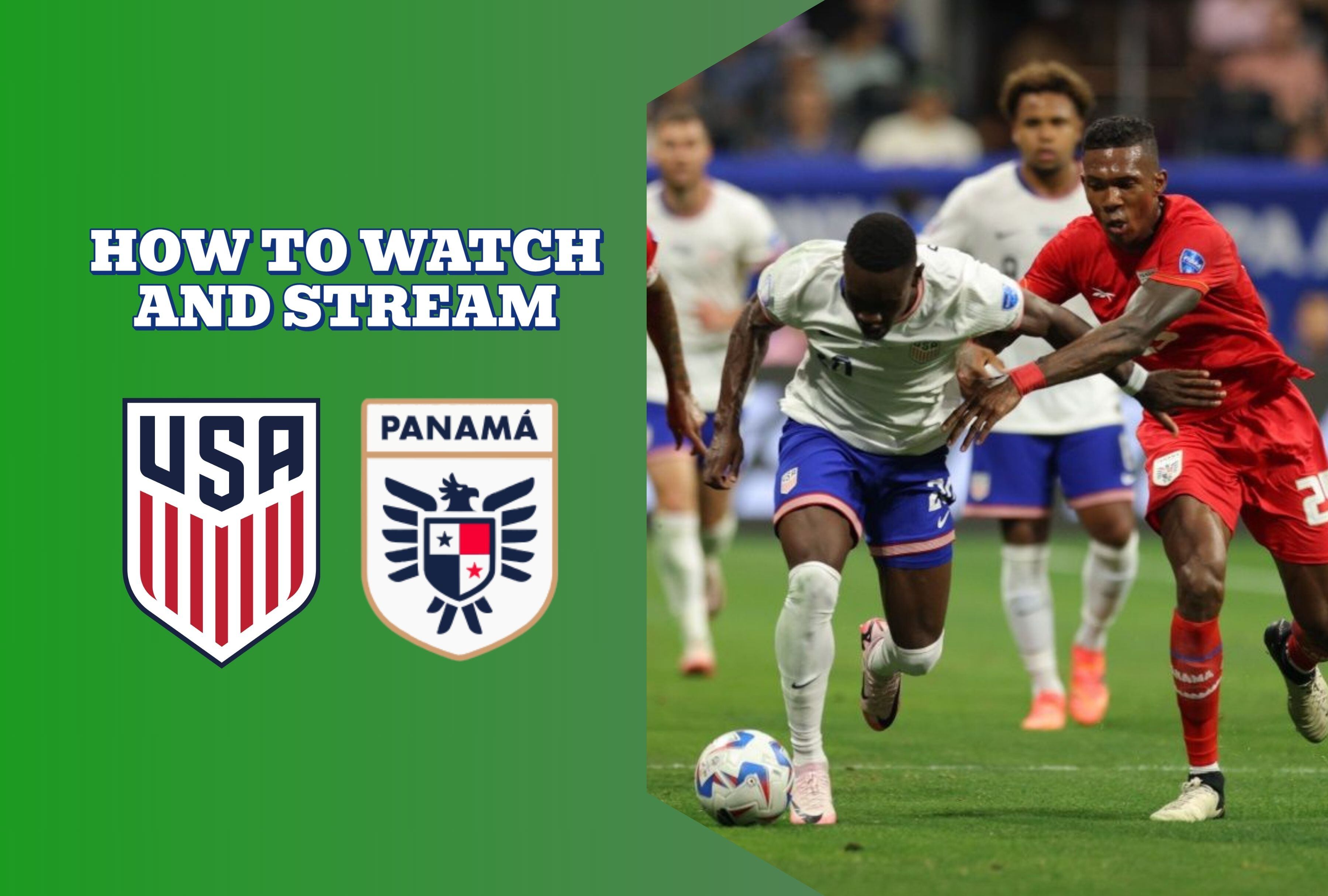 Learn how to watch USMNT vs. Panamá live. Find TV channels, start times, and lineups for this thrilling match. | Photo by ussoccer.com / Depor Composition