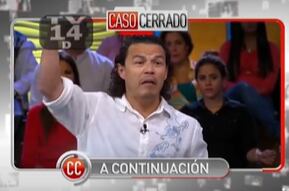 Pedroza en "Caso cerrado" (Foto: Telemundo)
