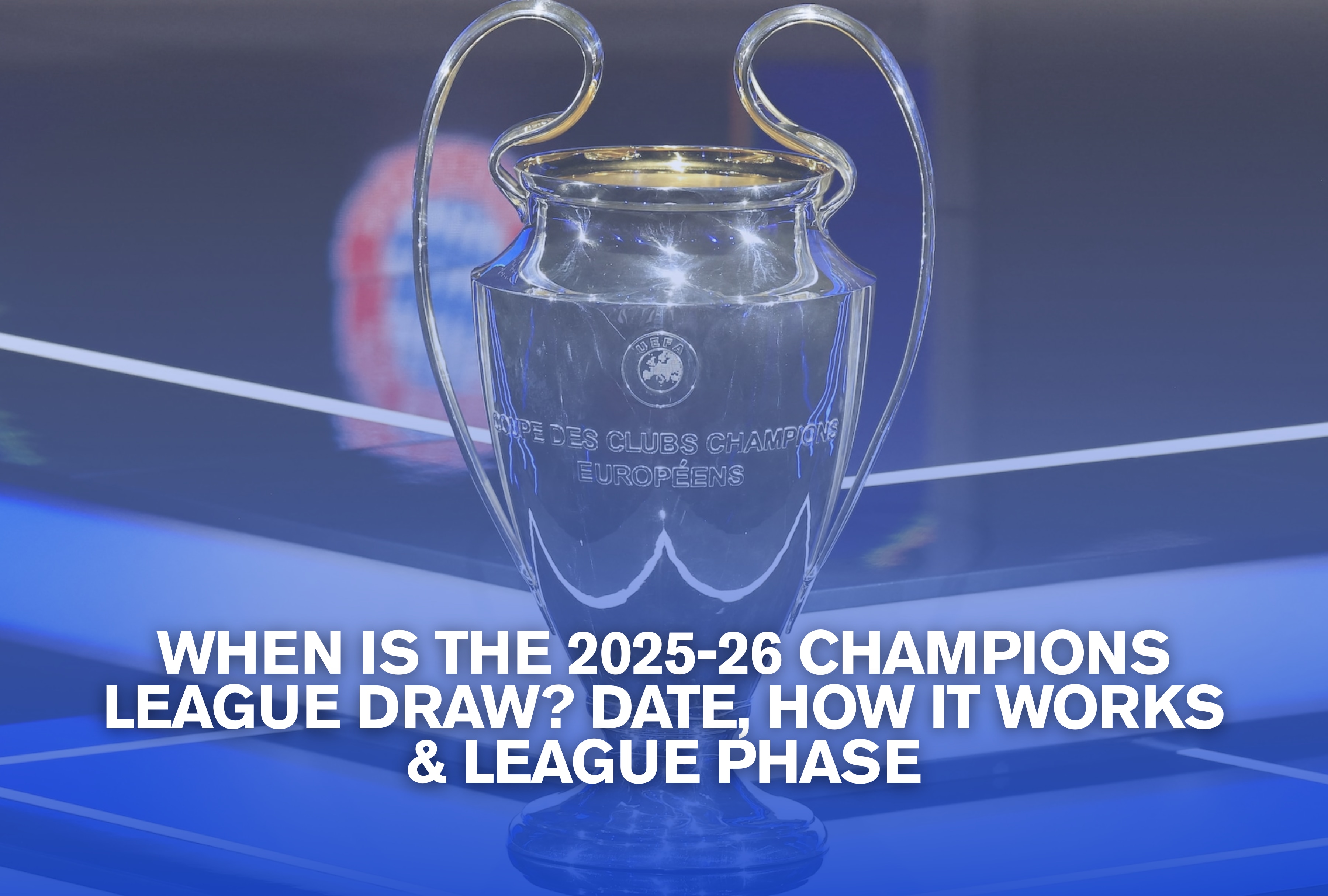 Champions League 2025-26 draw date and format. Find out when it takes place, how it works, and what to expect from the league phase of the new European edition. | Photo by uefa.com / Depor