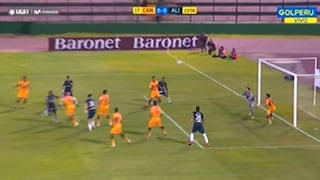 Por una mano: Aldair Salazar estuvo cerca del primer gol de Alianza Lima ante Cantolao[VIDEO]